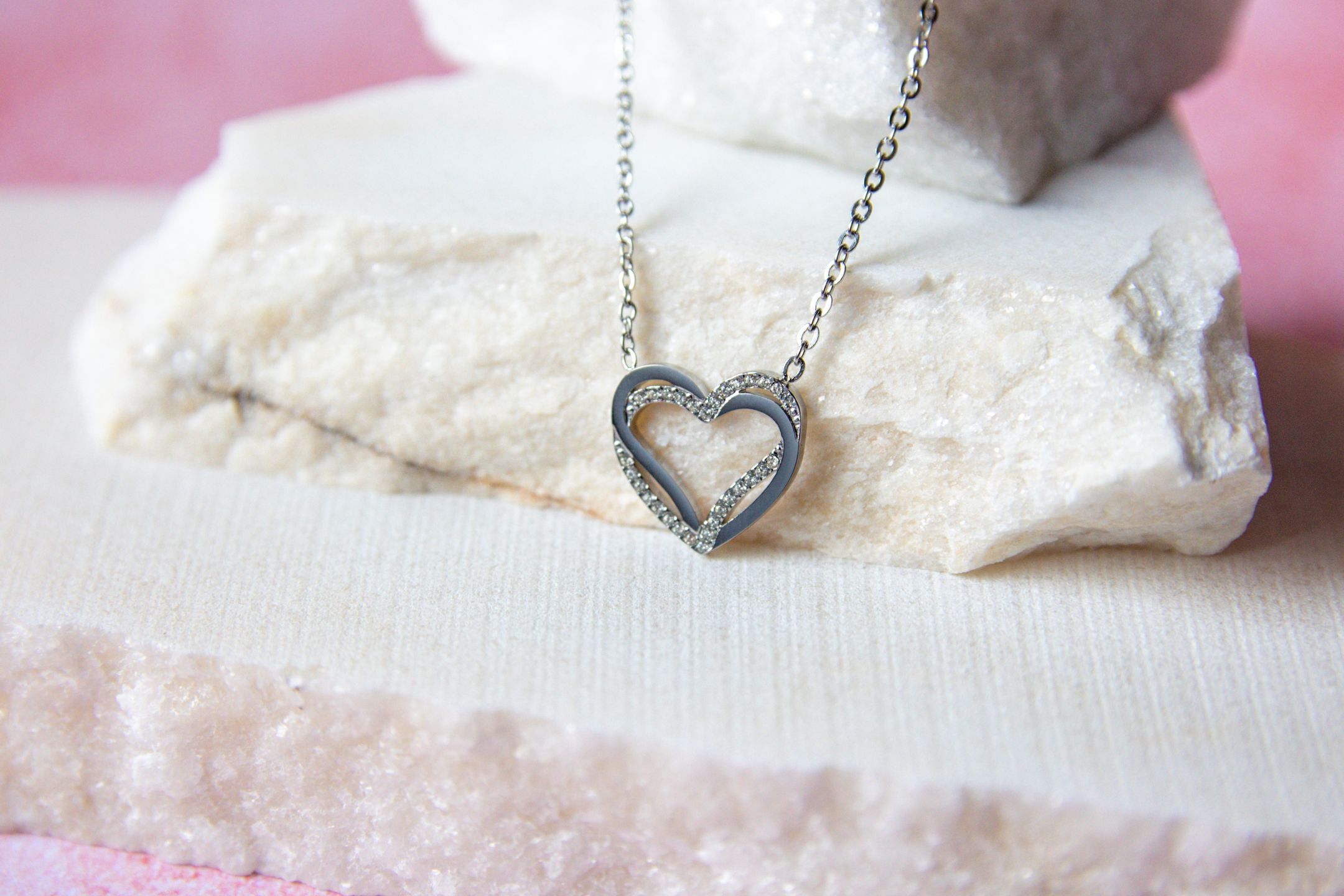 Collier Double Coeur