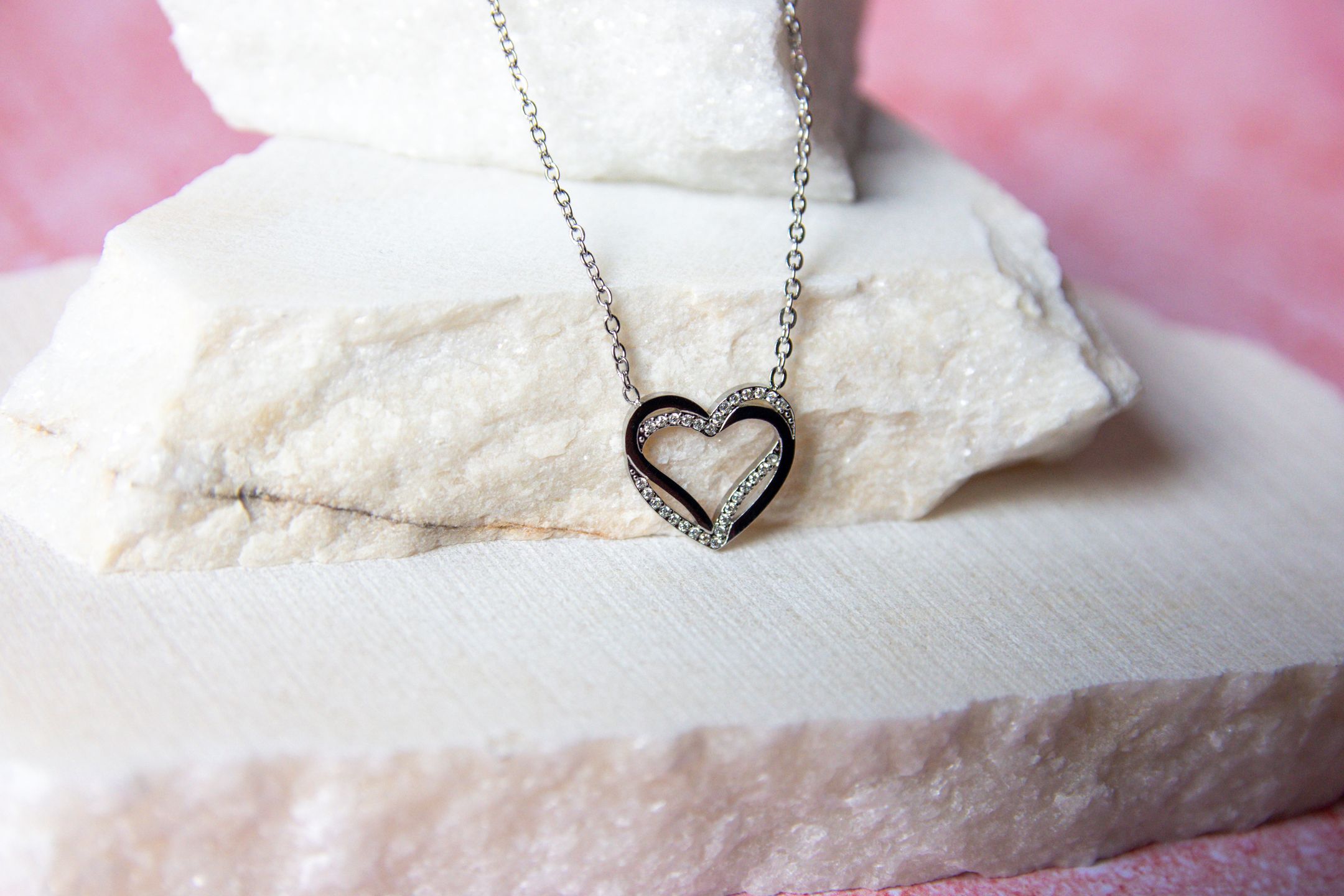 Collier Double Coeur