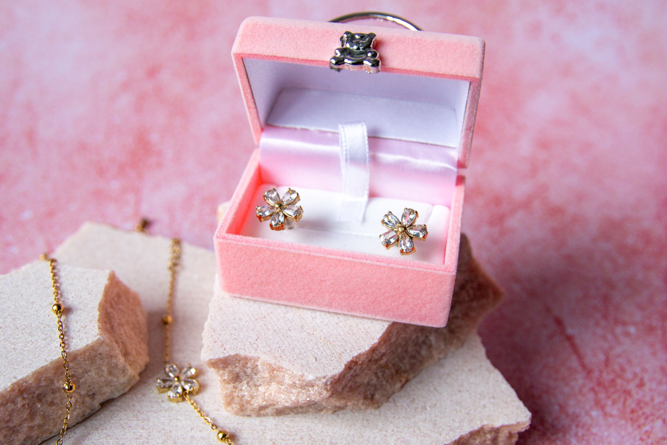 Collier, Bracelet et Boucles d'Oreilles