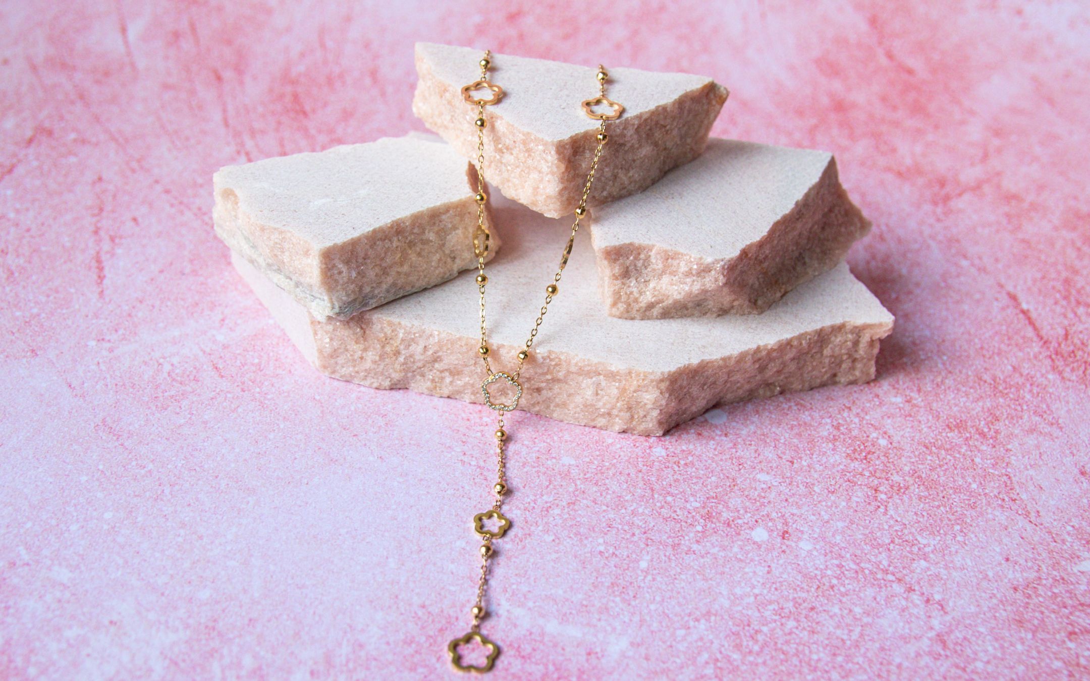 Collier Sautoir Floral