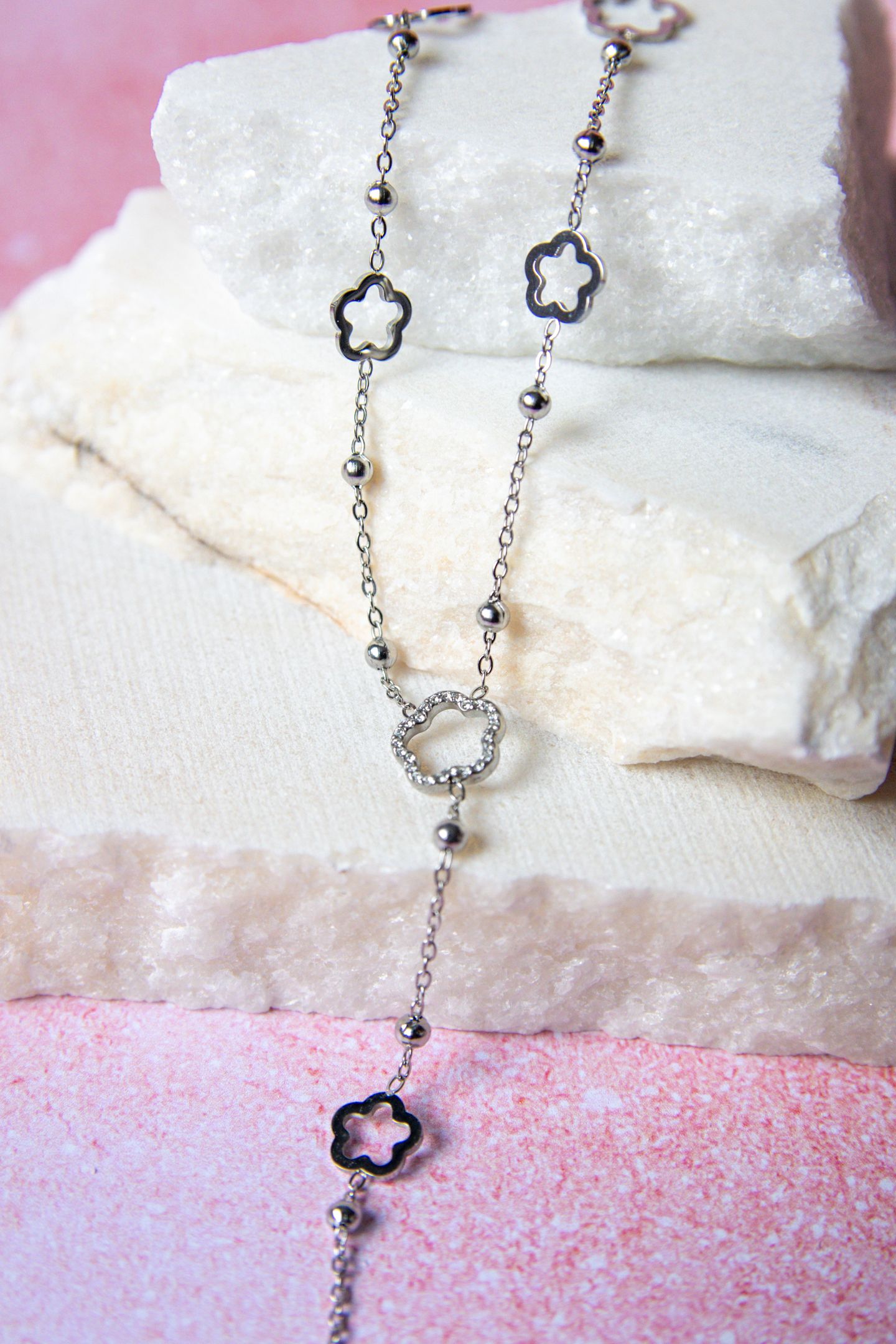 Collier Sautoir Floral