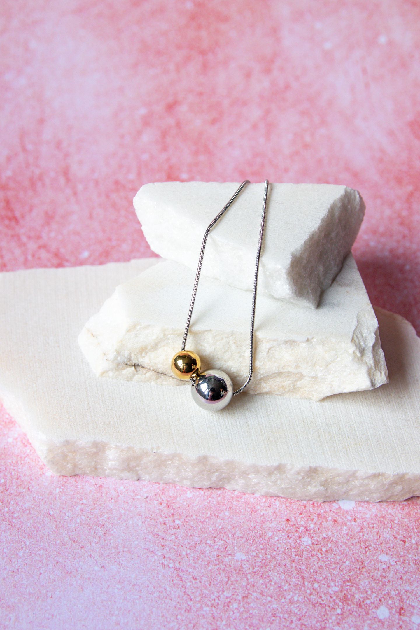 Collier Duo de Sphères