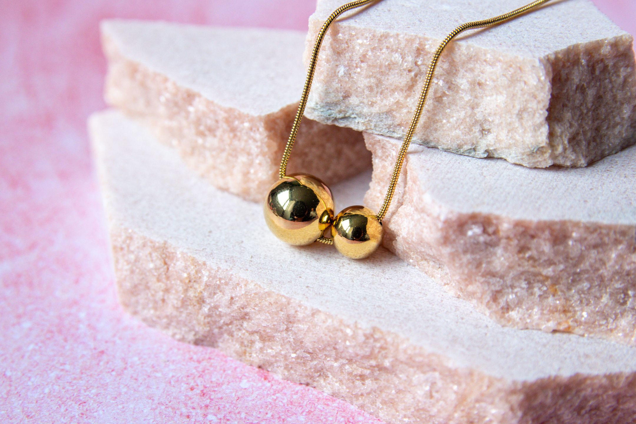 Collier Duo de Sphères