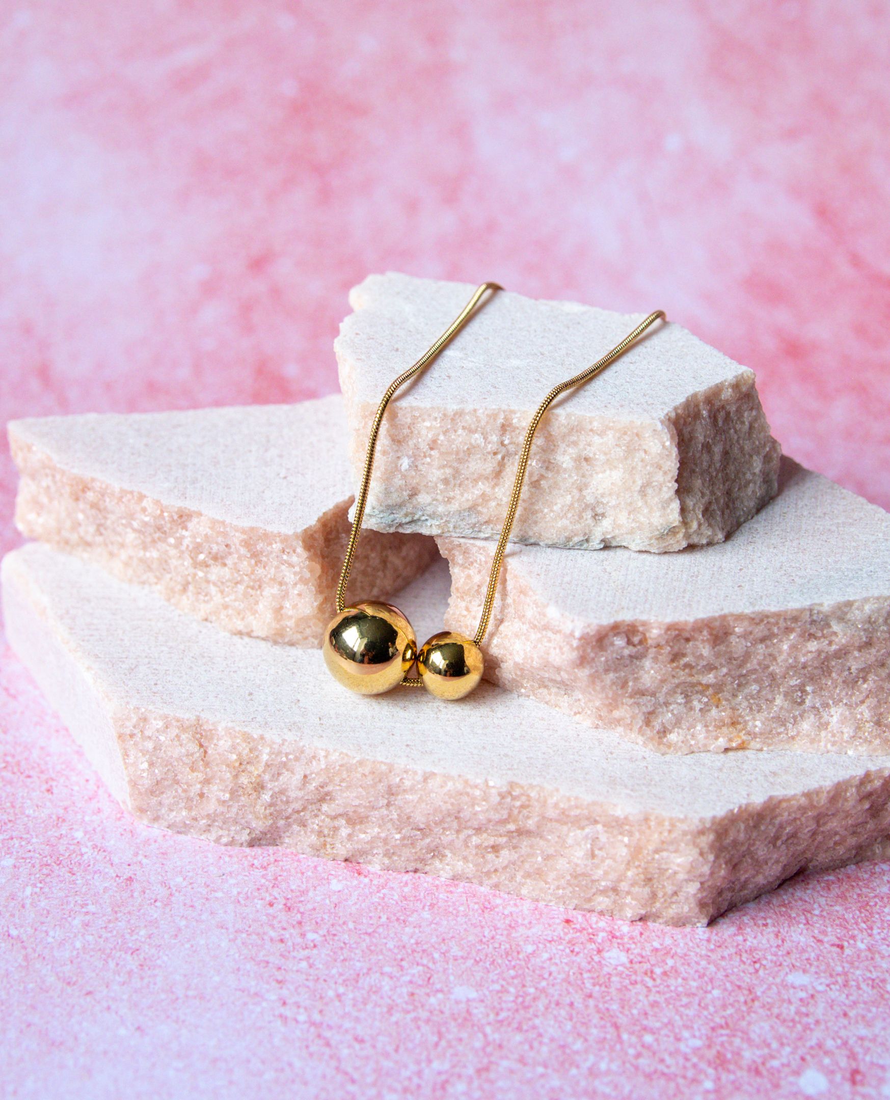 Collier Duo de Sphères