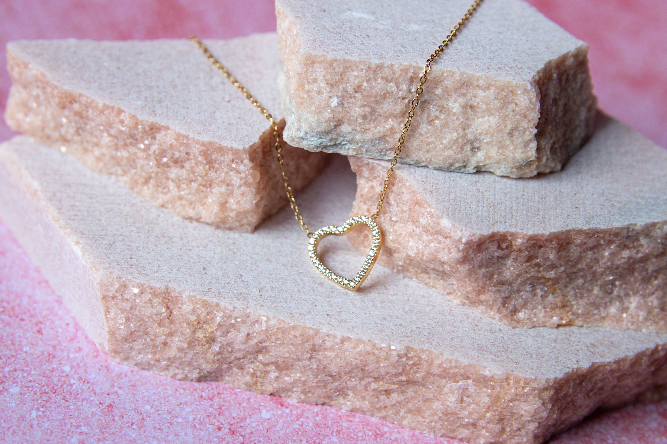 Collier Cœur Brillant