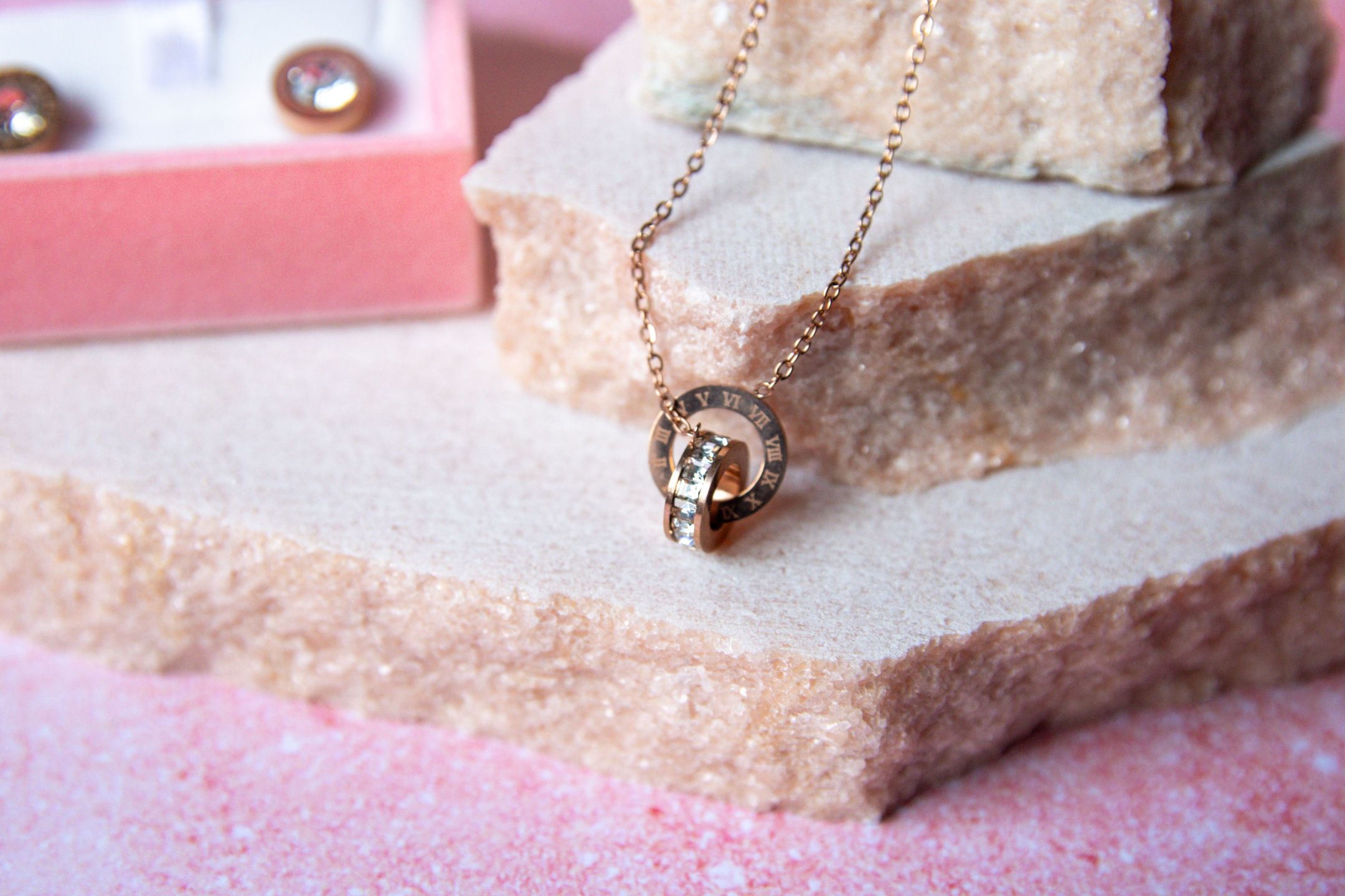 Collier et boucles d'oreilles Éclat Éternel