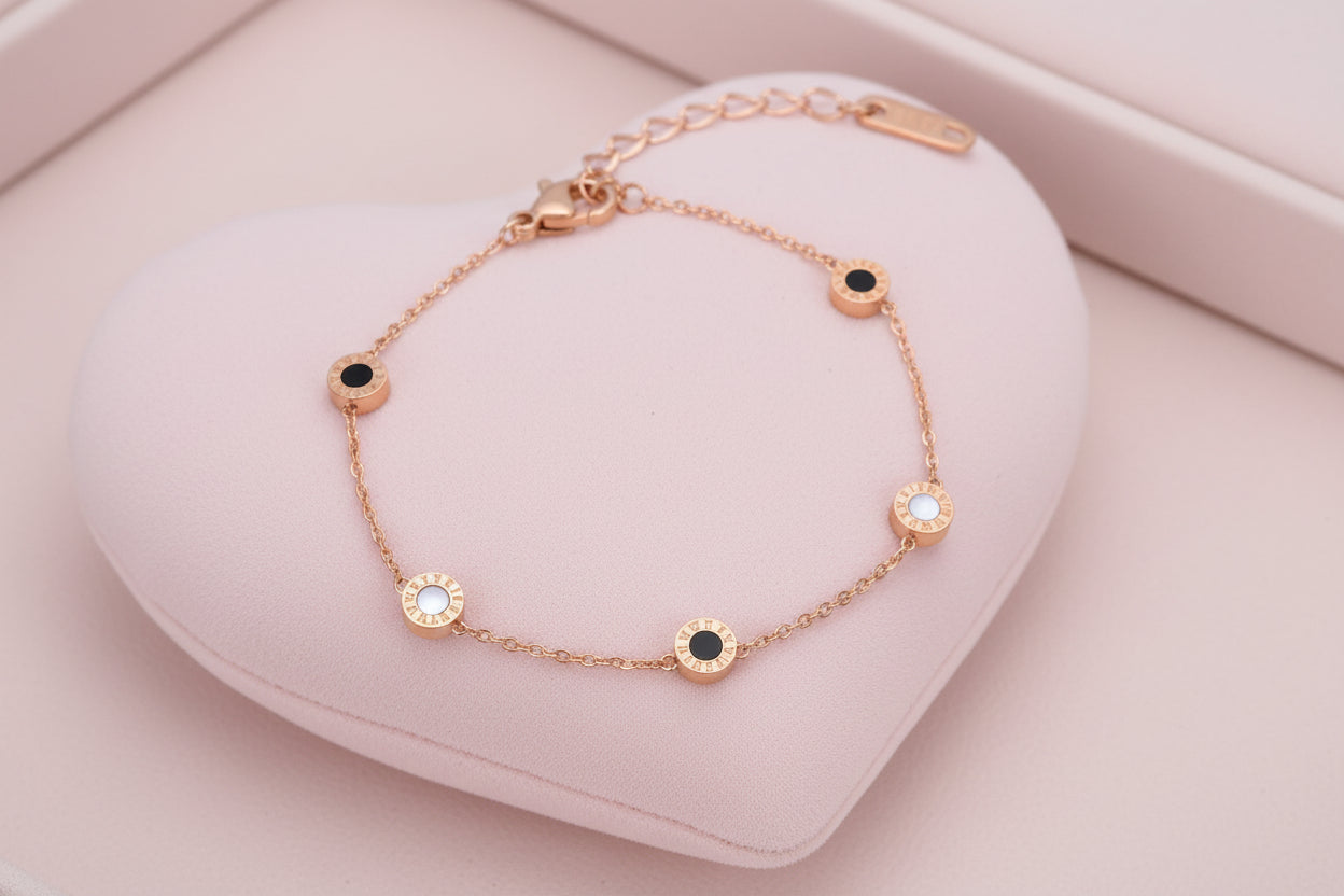 Colliers, Bracelets et Boucles d'Oreilles Chiffres Romains