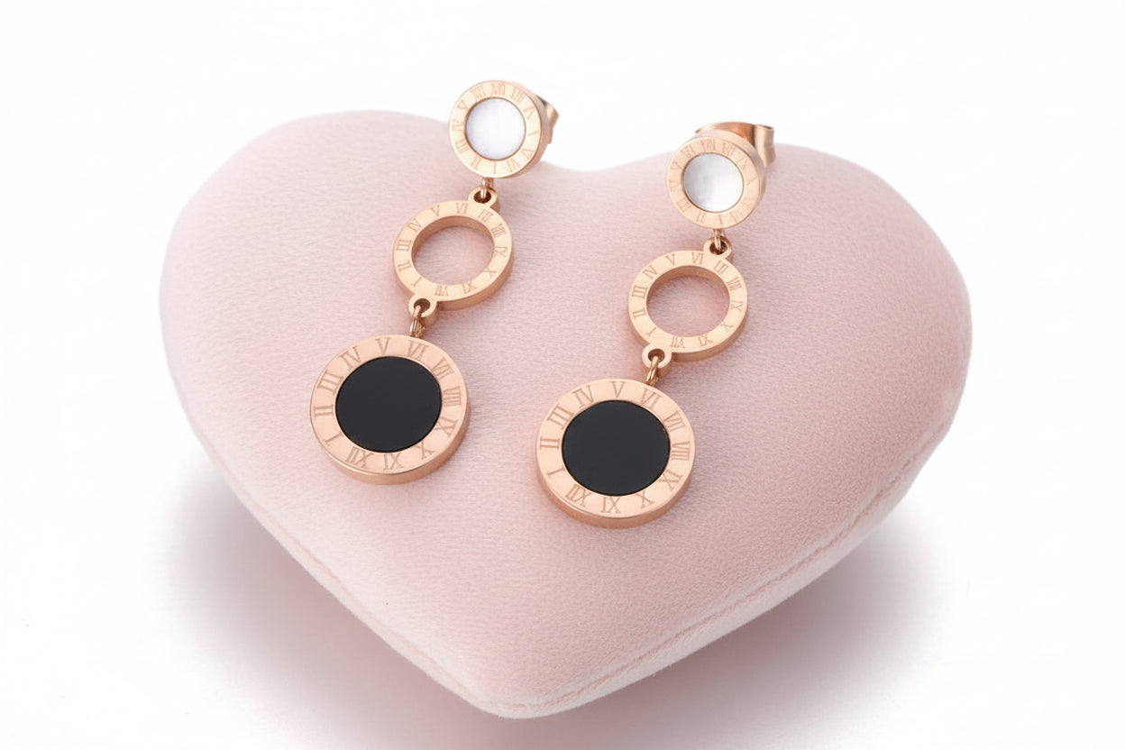 Colliers, Bracelets et Boucles d'Oreilles Chiffres Romains