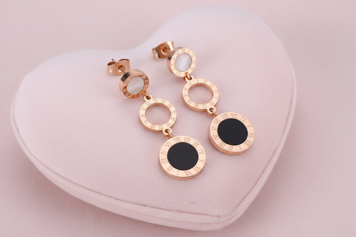 Colliers, Bracelets et Boucles d'Oreilles Chiffres Romains