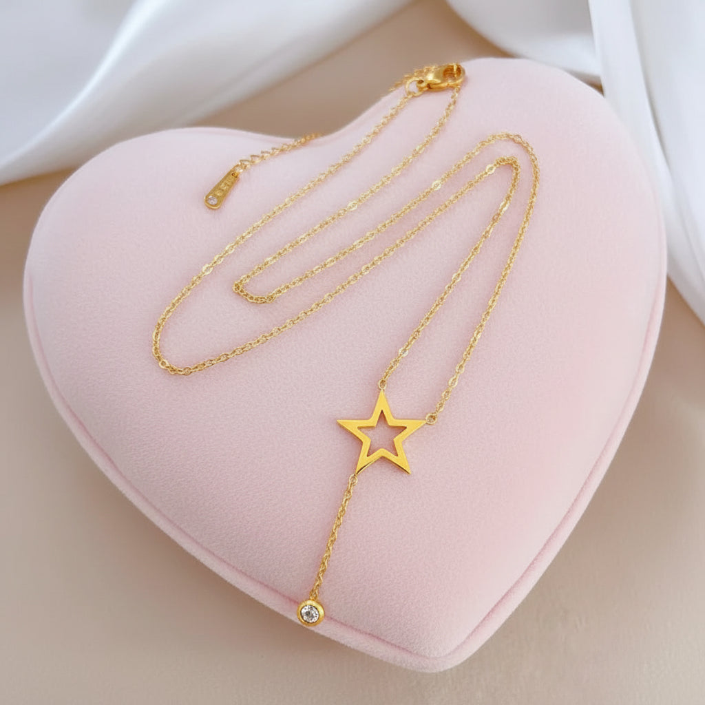 Gold Star Necklace