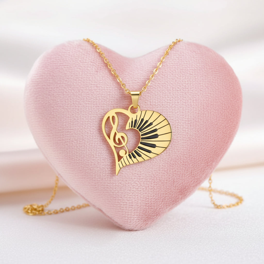 Collier Coeur Pianissimo