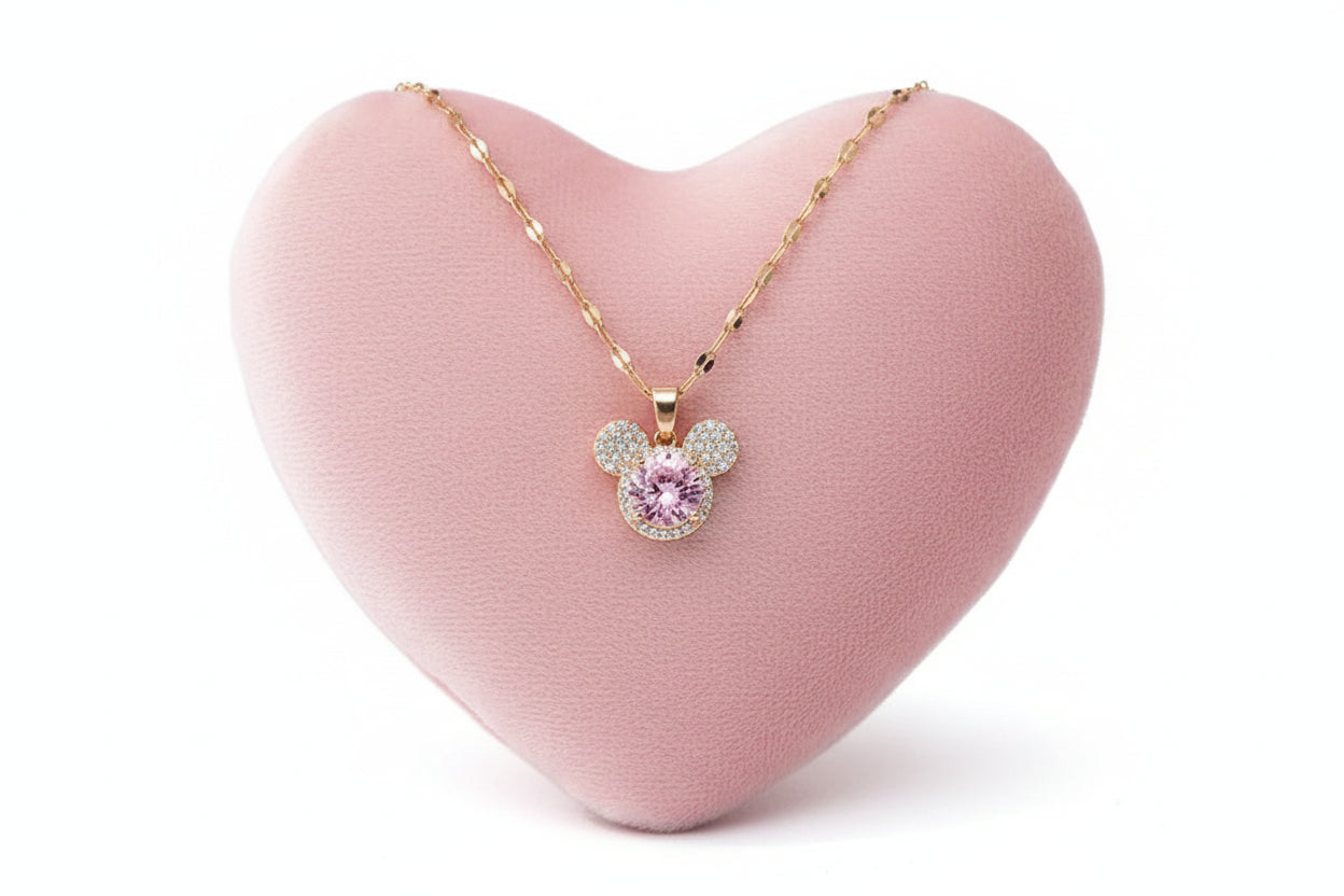 Collier Souris Étincelante