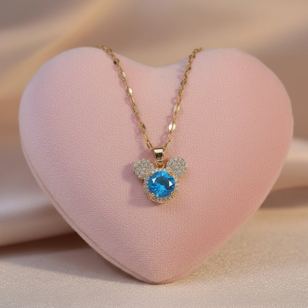 Collier Souris Étincelante