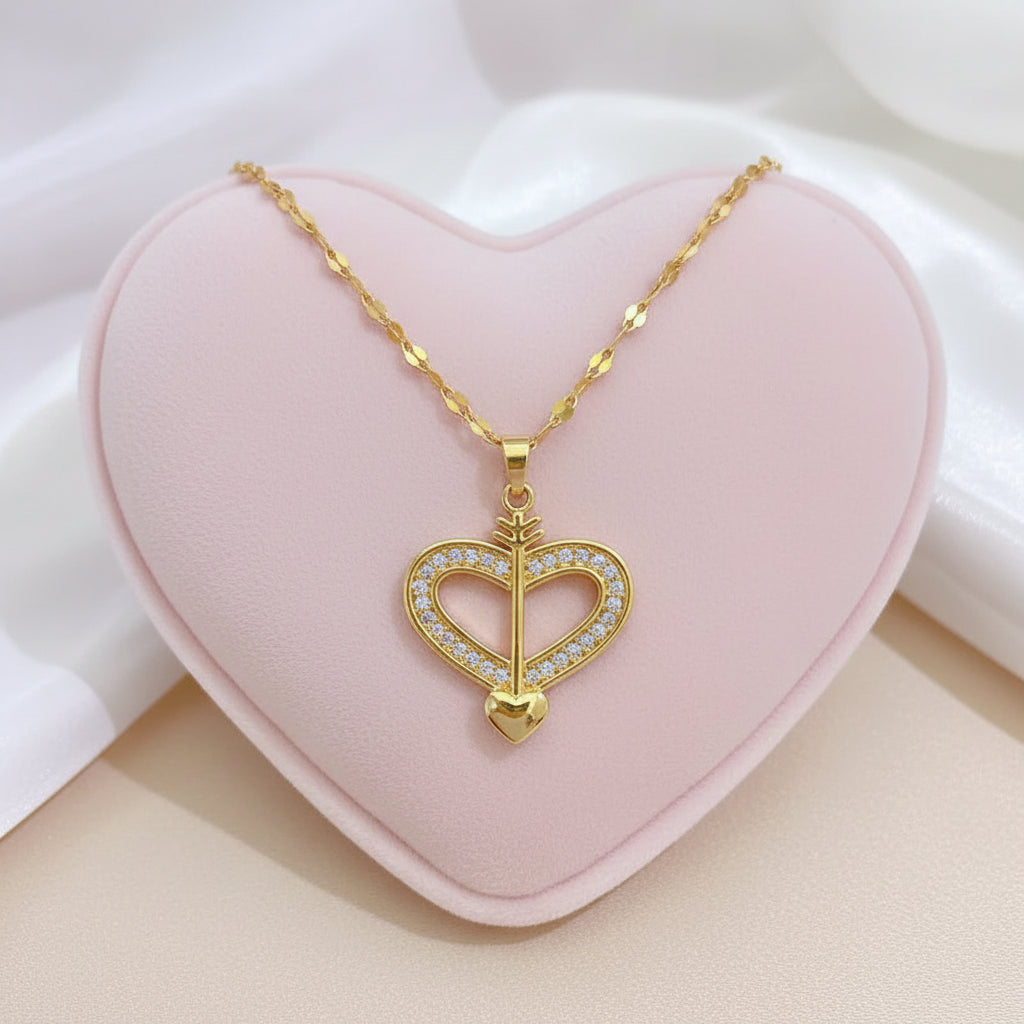 Collier Cœur Flèche