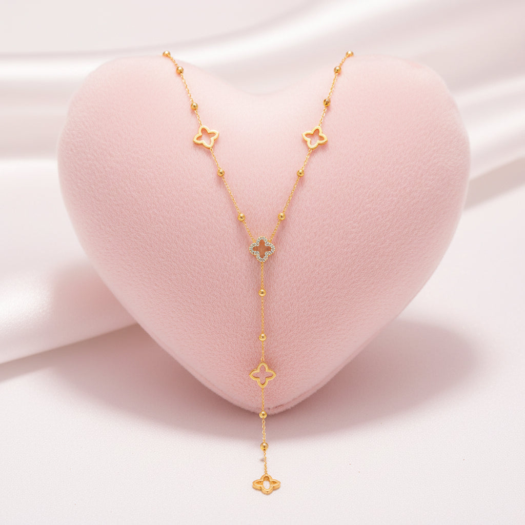 Collier Sautoir Trèfle