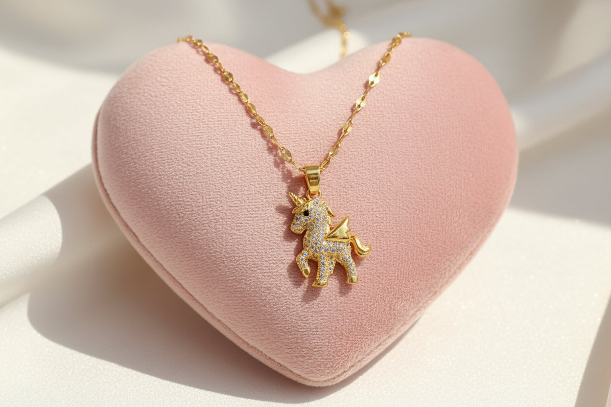 Collier Licorne Féerique