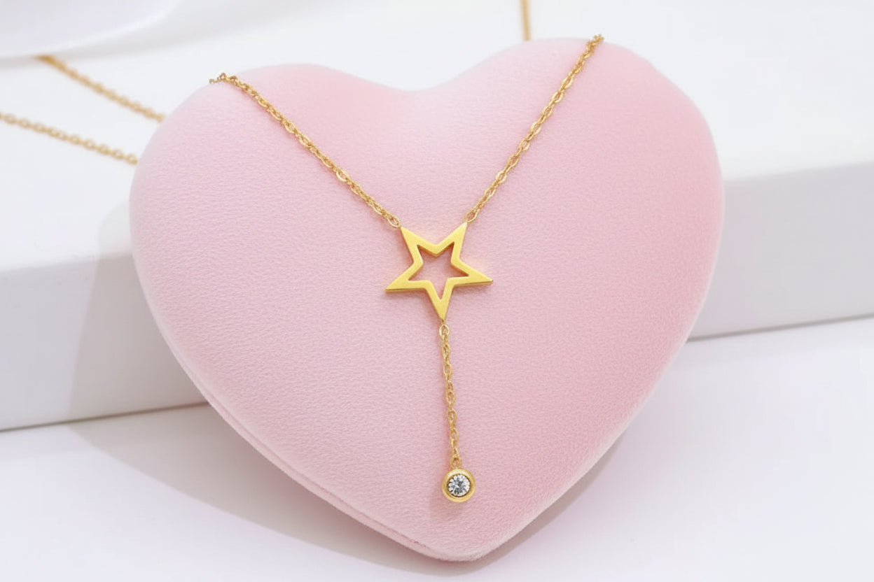Gold Star Necklace