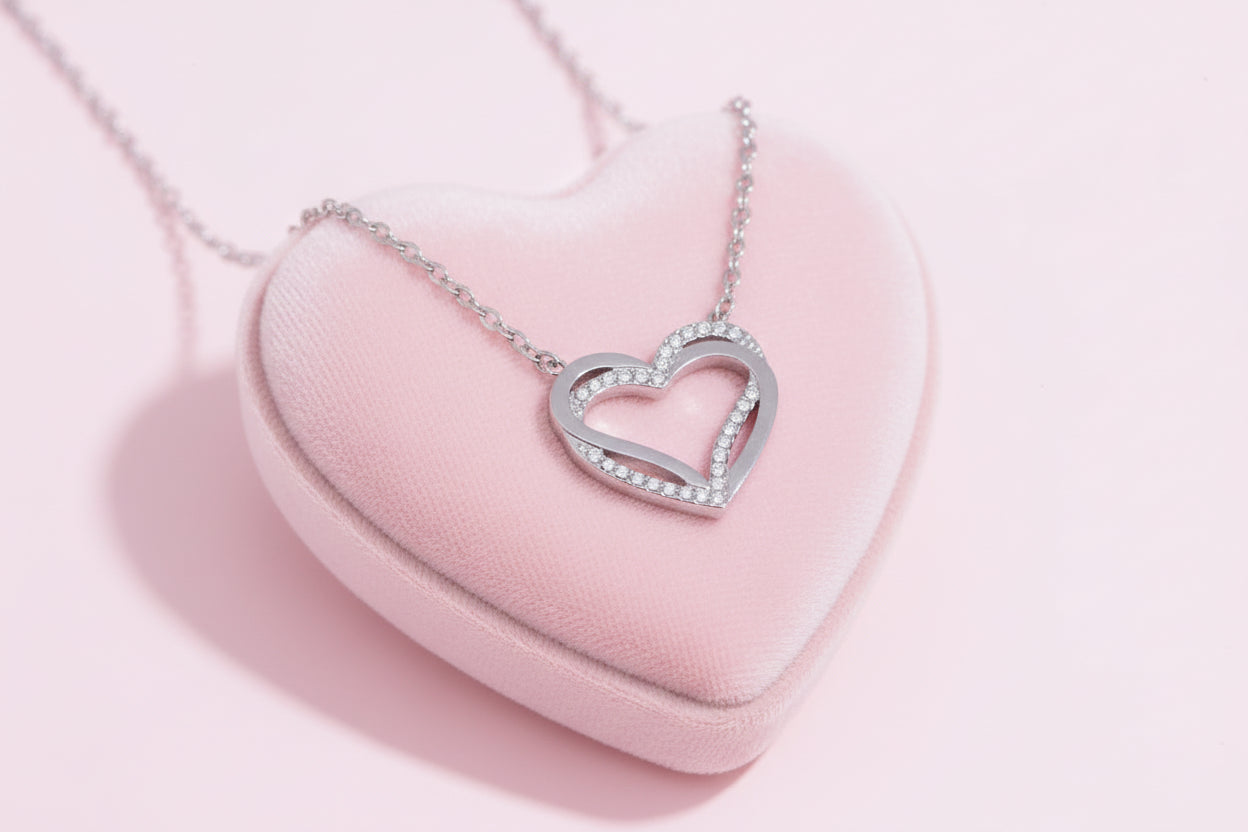 Collier Double Coeur