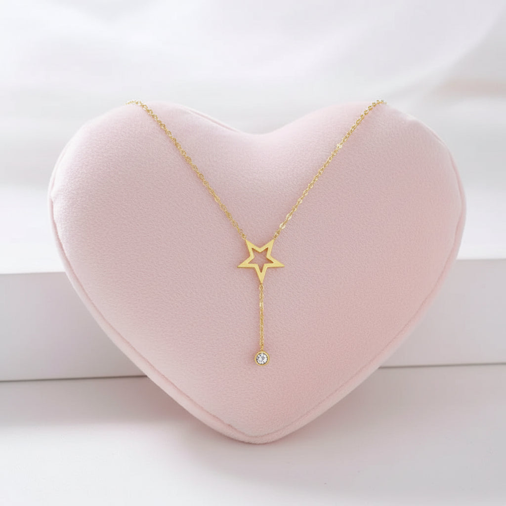Gold Star Necklace