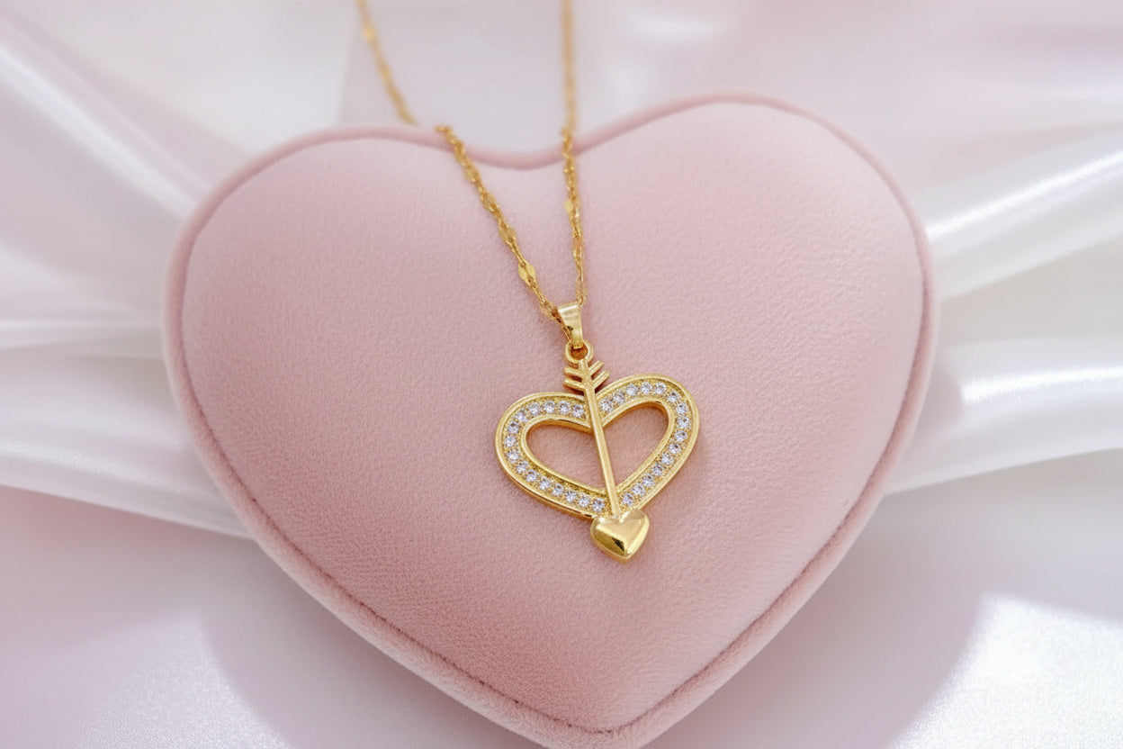 Collier Cœur Flèche