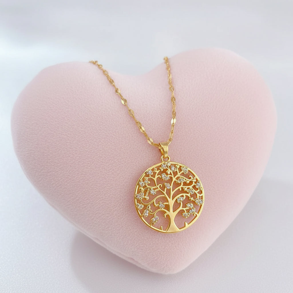 Collier Arbre de Vie Doré