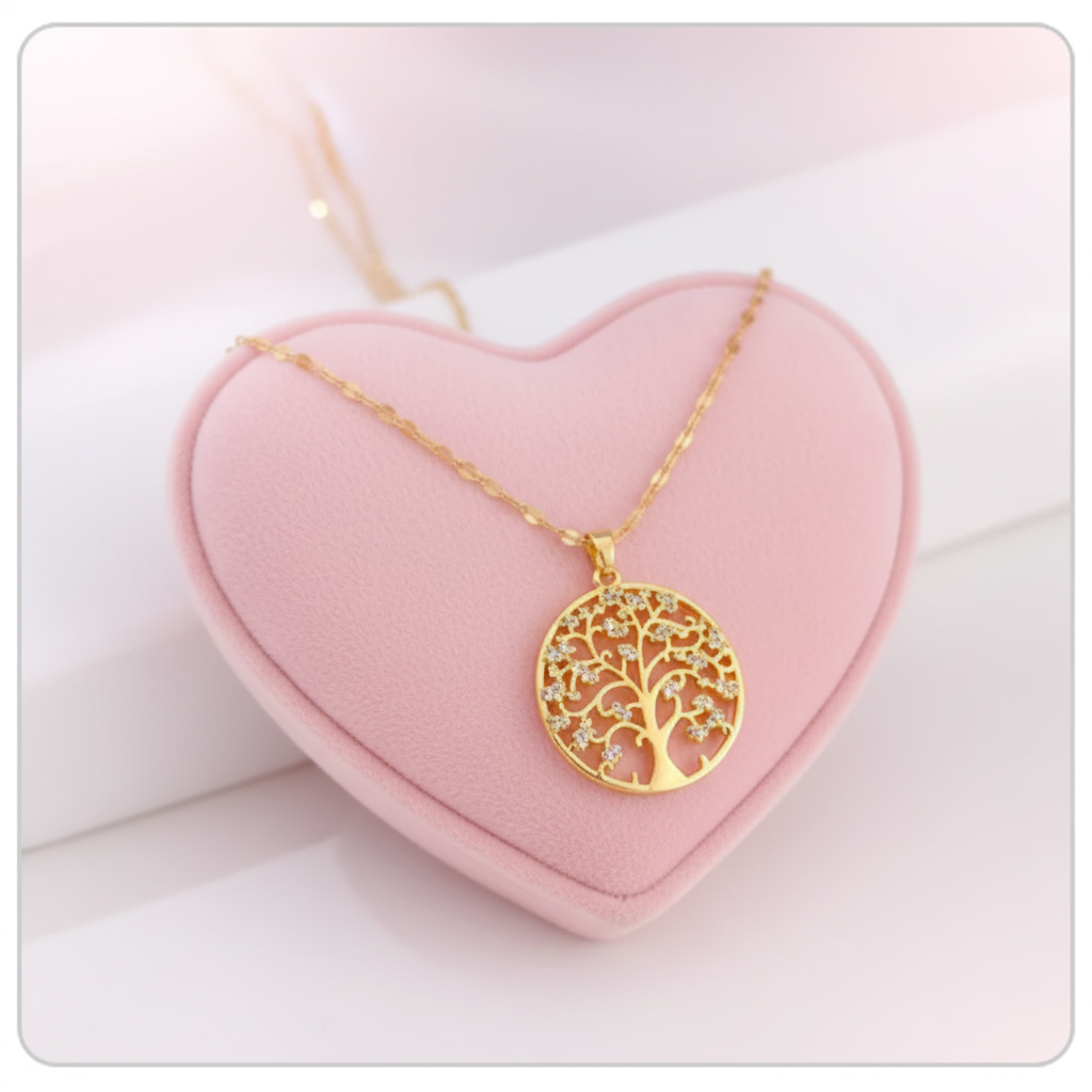 Collier Arbre de Vie Doré